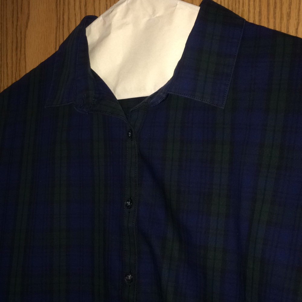 Lands End no iron shirt